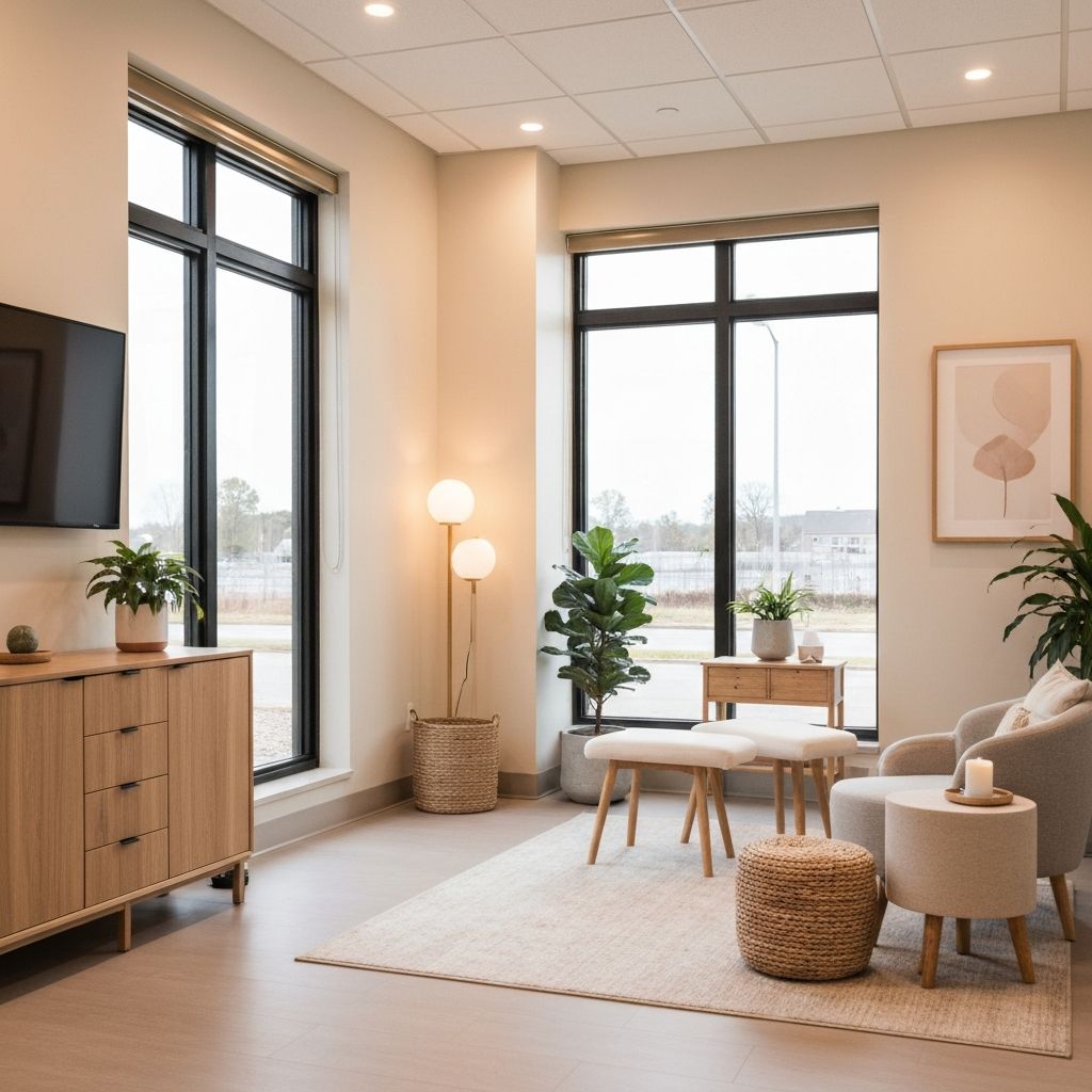 Wellness consultation setting with natural light